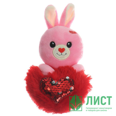 Игрушка мягкая &quot;Заяц с сердцем&quot; арт.7619100 Игрушка мягкая "Заяц с сердцем" арт.7619100