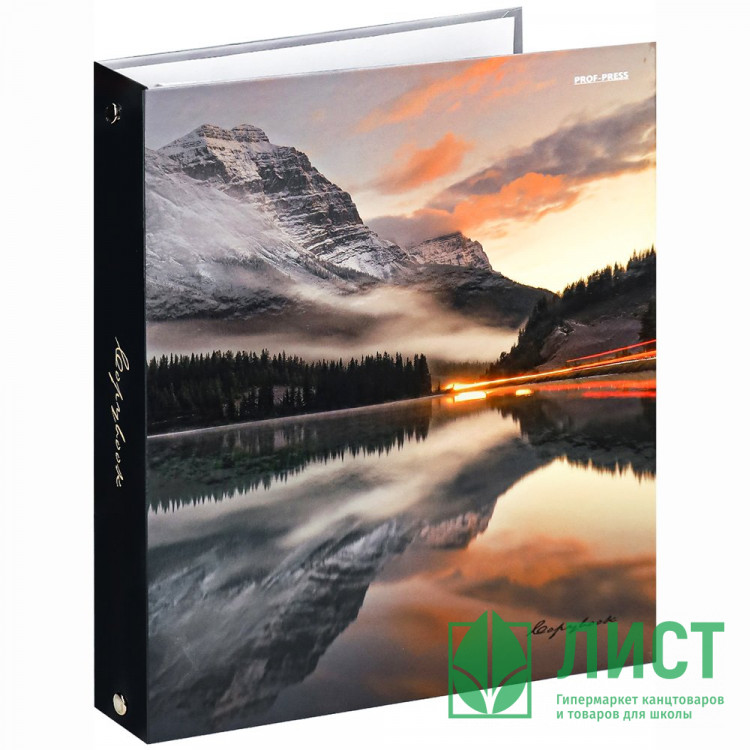 Тетрадь на кольцах А5 клетка 80 листов (Prof-Press) Тихая природа арт.Т80-2347