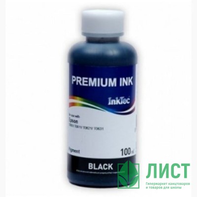 Чернила Epson  пигмент черные InkTec 100 мл Чернила Epson  пигмент черные InkTec 100 мл