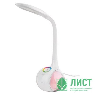 Светильник настольный на подставке General (230V/8W/LED/RGB) арт.ЖНЛ028/GLTL-035 белый Светильник настольный на подставке General (230V/8W/LED/RGB) арт.ЖНЛ028/GLTL-035 белый