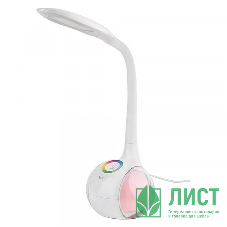 Светильник настольный на подставке General (230V/8W/LED/RGB) арт.ЖНЛ028/GLTL-035 белый
