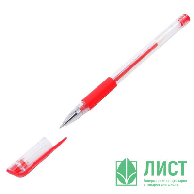 Ручка гелевая проз.корп. рез.упор. (Workmate) красный, 0,5мм арт.14-9967 (Ст.50) Ручка гелевая проз.корп. рез.упор. (Workmate) красный, 0,5мм арт.14-9967 (Ст.50)