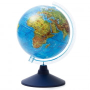 Глобус физический диаметр 210мм Классик Евро голубая подставка арт Ке012100176