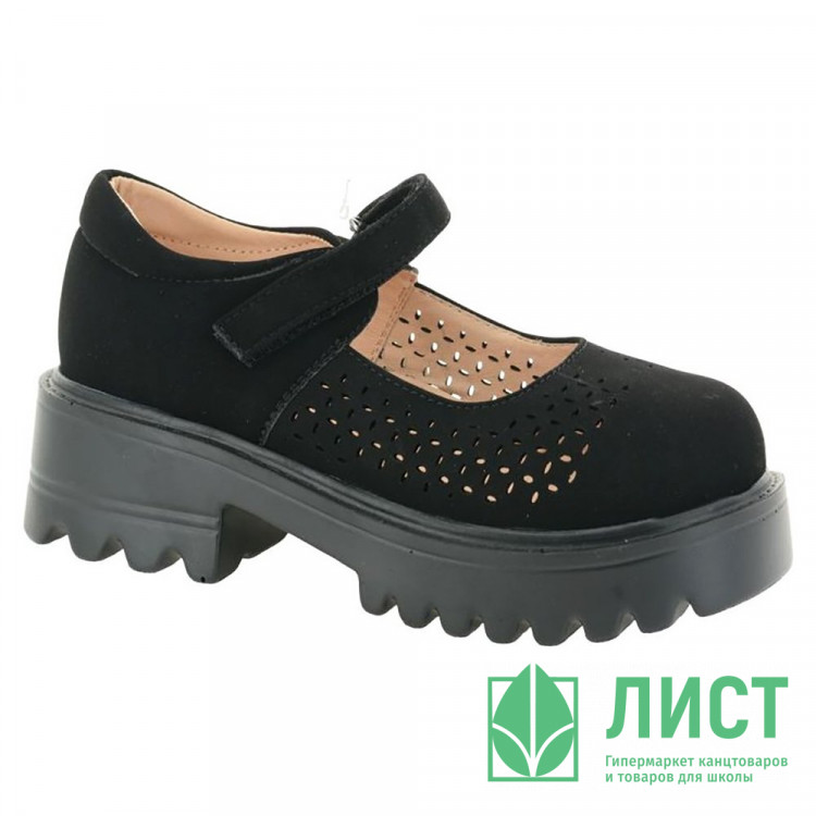 Туфли для девочки (BADEN KIDS) черный верх-искусственная кожа подкладка-натуральная кожа артикул KPP004-030