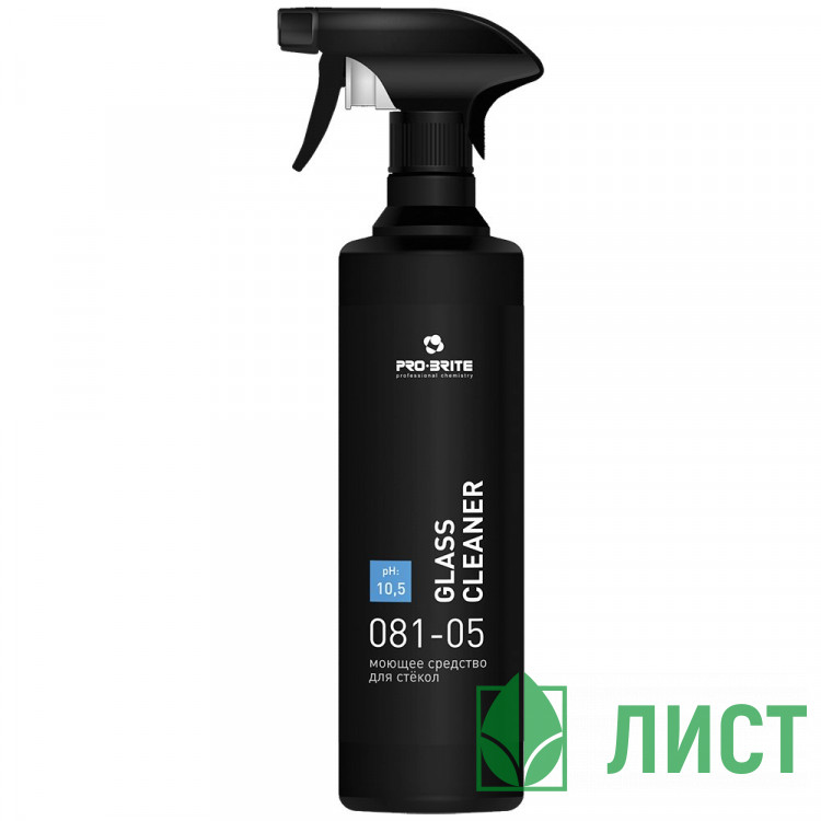 ч/с для стекол 500мл Pro-Brite Glass Cleaner Professional с курком арт.081-05 (Ст.12)