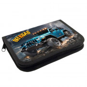 Пенал 1 отделение (Оникс) ПКК 04- 5 Джип синий 190х130мм ламинированный картон арт.86558