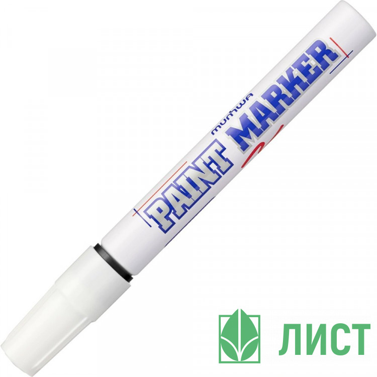 Маркер-краска MunHwa Black  4мм круглый черный арт.РМ(Ст.12)