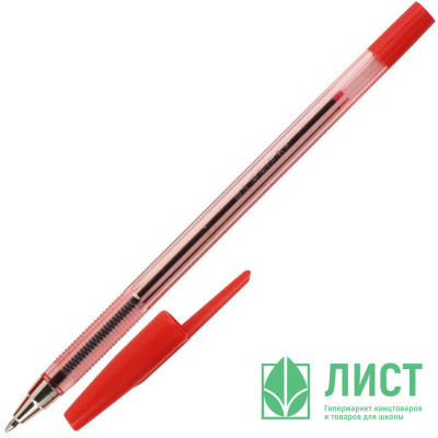 Ручка шариковая прозрачный корпус (BEIFA) красная арт.927 (Ст.50/4000) Ручка шариковая прозрачный корпус (BEIFA) красная арт.927 (Ст.50/4000)