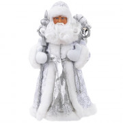 Игрушка декор. "Дед Мороз в серебрянной шубе" 31,5см арт.90704