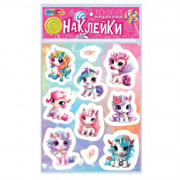 Наклейки А5 (MultiArt) Единороги арт.STICKUN-121543
