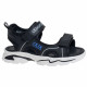 Сандалии для мальчика (Сказка) черный верх-искусственная кожа подкладка-натуральная кожа размерный ряд 32-37 арт.R101771521BK