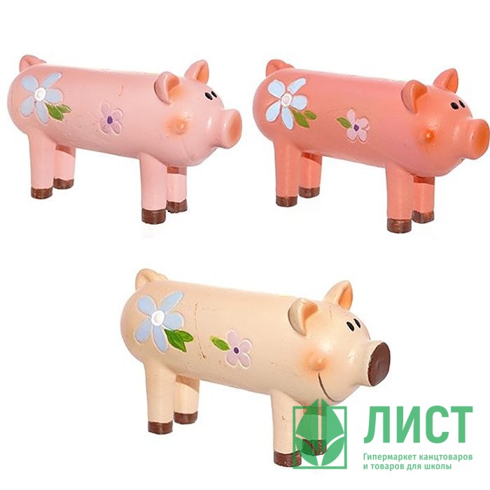 Статуэтка символ года Свинка 9,5см в ассортименте арт.719676