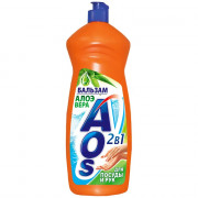 Моющее средство  для посуды АОS 900мл Бальзам Алоэ Вера