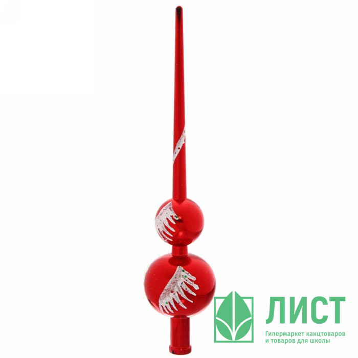 Наконечник 28см "Верхушка" красный арт.201-0590