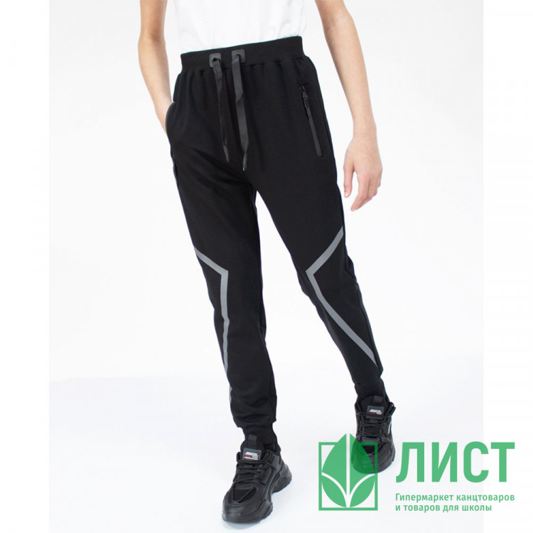 Брюки для мальчика артикул 510 размерный ряд 30/116-46/170 цвет черный