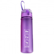 Бутылка 560мл deVENTE " Be cute"пластик 22,9x6,5x6,5 см, фиолетовая, артикул 8090944