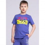 Футболка для мальчика арт.CLE 833161/60кд_п 34-42 размер 34/134-42/158 цвет фиолетовый