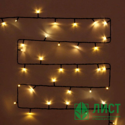 Гирлянда эл. уличная точечная 20м 240LED &quot;Мерцание&quot; цв.т.белый (т.провод) (можно соединять) 1реж IP-54 арт.183-194 Гирлянда эл. уличная точечная 20м 240LED "Мерцание" цв.т.белый (т.провод) (можно соединять) 1реж IP-54 арт.183-194
