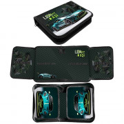 Пенал 1 отделение с 2 откидными планками (Оникс) ПКТ 09-20 Автолидер Maxi 190х130мм ткань