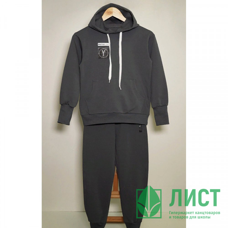 Костюм спортивный для мальчика арт.3123-23 размер 34/134-40/152 трикотажный цвет деним