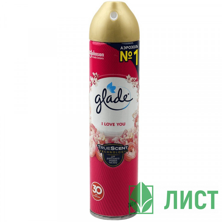 Освежитель Glade 300мл  I Love you (Ст.12)