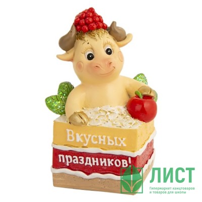 Статуэтка СГ &quot;Бычок в торте&quot; 8см арт.81595 Статуэтка СГ "Бычок в торте" 8см арт.81595