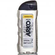 Гель для душа + шампунь Arko 260мл MEN 2в1 Crystal (Ст.12)