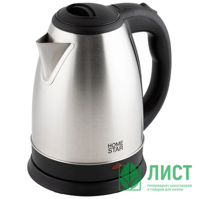 Чайник металлический 1.8л Homestar HS-1010А, 1500Вт, черный Чайник металлический 1.8л Homestar HS-1010А, 1500Вт, черный