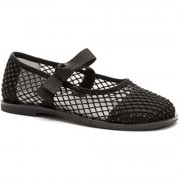 Туфли для девочки (KEDDO) черный верх-текстиль подкладка-натуральная кожа артикул 956408/01-02