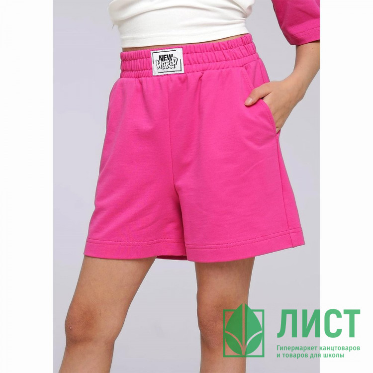 Шорты для девочки артикул CLE 846513/73а размерный ряд 34/134-42/158 цвет фуксиевый