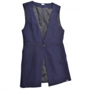 Жилет для девочки (ГЕРМИОНА) ткань 07 арт.3088-07 размер 34/140-44/170 цвет синий