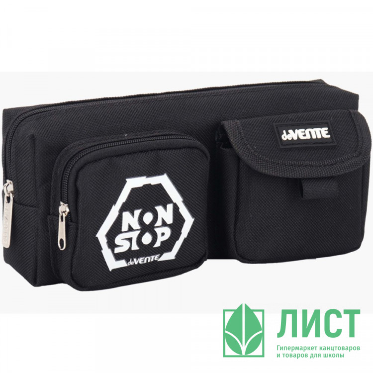 Пенал-косметичка 1 отделение deVENTE Без остановки (NON STOP) 210x85x60мм арт.7020615