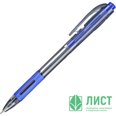 Ручка шариковая автомат (Unimax) Fab GP прозрачный корпус  резиновый упор, синий, 0,7мм, игла, масло арт.722474 (Ст.) Ручка шариковая автомат (Unimax) Fab GP прозрачный корпус  резиновый упор, синий, 0,7мм, игла, масло арт.722474 (Ст.)