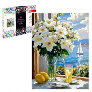 Алмазная мозаика 30х40см (Феникс) Букет лилий подрамник полное заполнение арт.70848