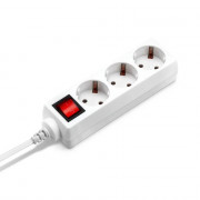 Сетевой удлинитель Buro BUPS3.1/W 1.5м (3 розетки) белый (пакет ПЭ)
