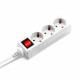 Сетевой удлинитель Buro BUPS3.1/W 1.5м (3 розетки) белый (пакет ПЭ)