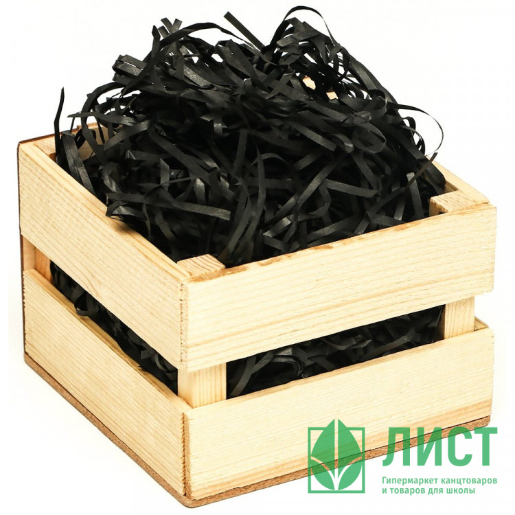 Наполнитель для коробок 50гр чёрный арт.9341574