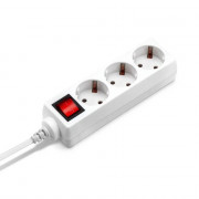 Сетевой удлинитель Buro BUPS3.3/W 3м (3 розетки) белый (пакет ПЭ)