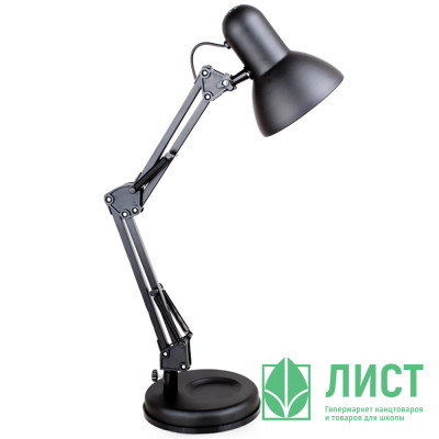 Светильник настольный на подставке Camelion (230V/60W/ЛОН) черный арт.KD-313 Светильник настольный на подставке Camelion (230V/60W/ЛОН) черный арт.KD-313