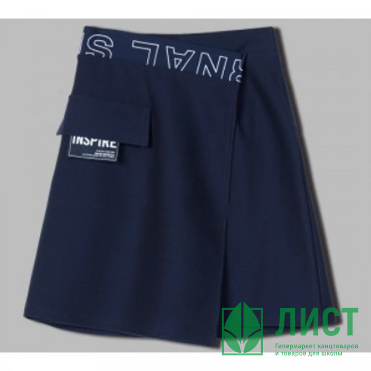 Юбка для девочки (Делорас) арт.Q63262 размер 34/134-44/164 цвет синий