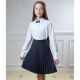 Юбка для девочки (ГЕРМИОНА) ткань 07 арт.4188-07 размер 32/134-44/170 цвет синий