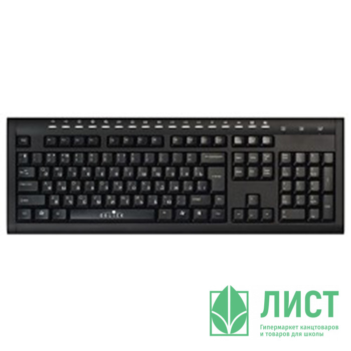 Клавиатура проводная Oklick 130M черная USB