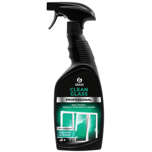 Чистящее средство для стекол и зеркал 600мл Clean Glass Professional с курком в ассортименте Grass арт.125552