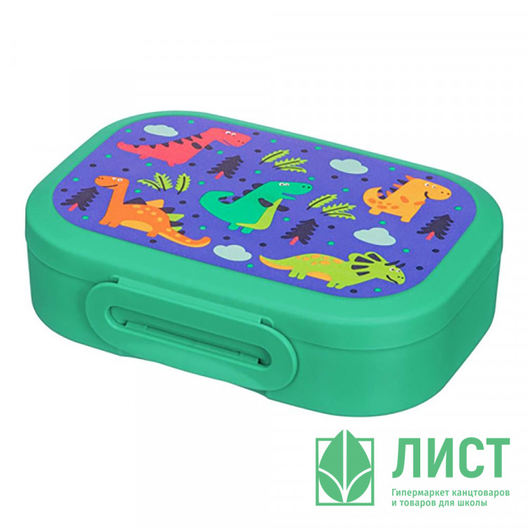 Ланч-бокс 0,98л. "Пластишка" зеленый арт.431320609