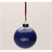 Шар пластик 08см глянцевый цв.глубокий синий 86 арт.2486