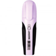 Маркер флуорисцентный  deVENTE  1-5мм скошенный, Пастель (Pastel) сиреневый , каучуковые вставки арт.5045902 (Ст.12)