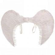 Аксессуар карнавальный "Крылья Ангела" 80*60см цв.белый/черный арт.776-388
