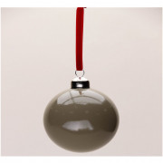 Шар пластик 08см глянцевый цв.коричневый 223 арт.РШ2623