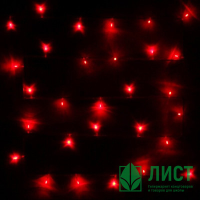 Гирлянда электрическая для дома точечная 9,5м 100LED цвет красный (светлый провод) 8режимов арт.129-023 Гирлянда электрическая для дома точечная 9,5м 100LED цвет красный (светлый провод) 8режимов арт.129-023