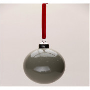 Шар пластик 08см глянцевый цв.коричневый 224 арт.РШ2624